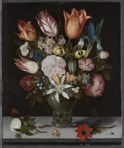 Ambrosius Bosschaert — Flowers in a Glass