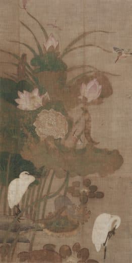 Unknown — 연꽃과 곤충·새(연화도)