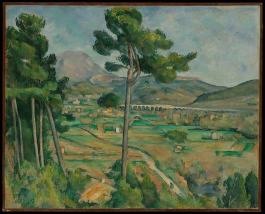 Paul Cézanne — Mont Sainte-Victoire and the Viaduct of the Arc River Valley