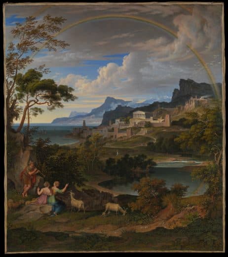 Joseph Anton Koch — Heroic Landscape with Rainbow