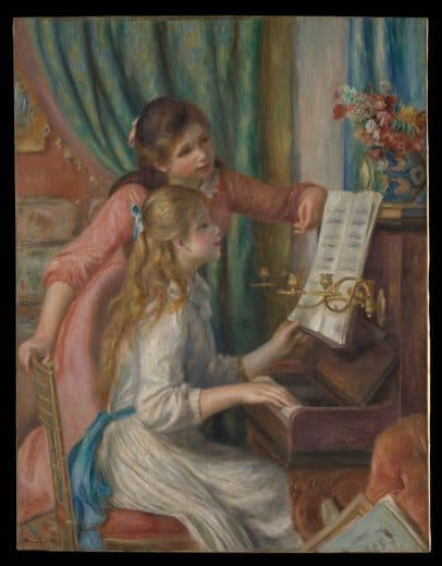 Auguste Renoir — 피아노 치는 두 소녀