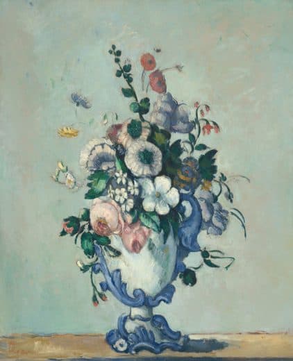 Paul Cezanne — Flowers in a Rococo Vase