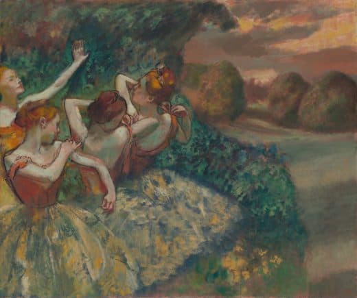 Edgar Degas — Four Dancers