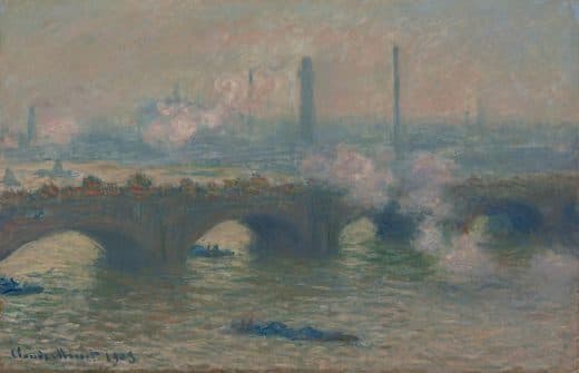 Claude Monet — Waterloo Bridge, Gray Day