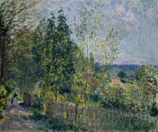 Alfred Sisley — The Road in the Woods