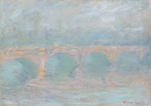 Claude Monet — Waterloo Bridge, London, at Sunset