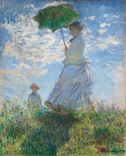 Claude Monet — 파라솔을 든 여인