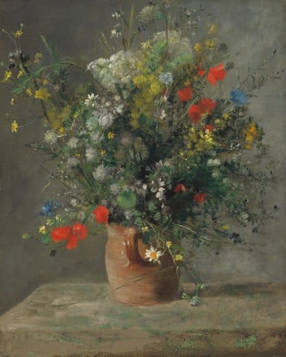 Auguste Renoir — Flowers in a Vase