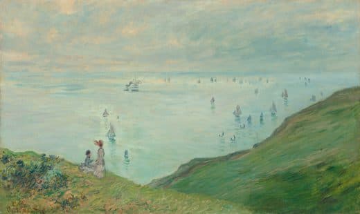 Claude Monet — 푸르빌의 절벽