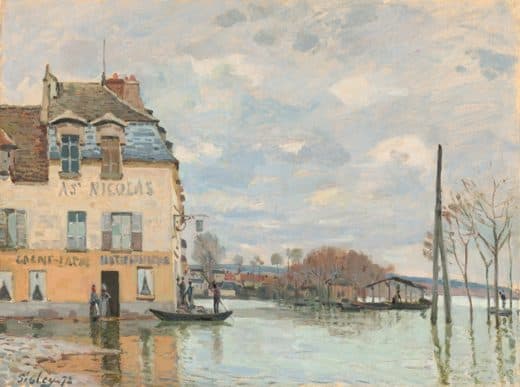 Alfred Sisley — Flood at Port-Marly