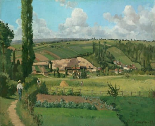 Camille Pissarro — Landscape at Les Pâtis, Pontoise