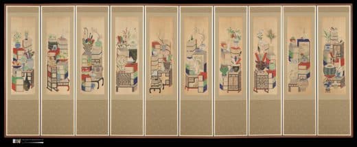 Unidentified artist — 책거리 병풍