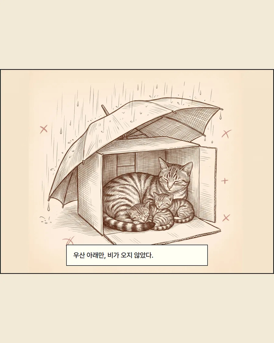 우산 도둑 7컷