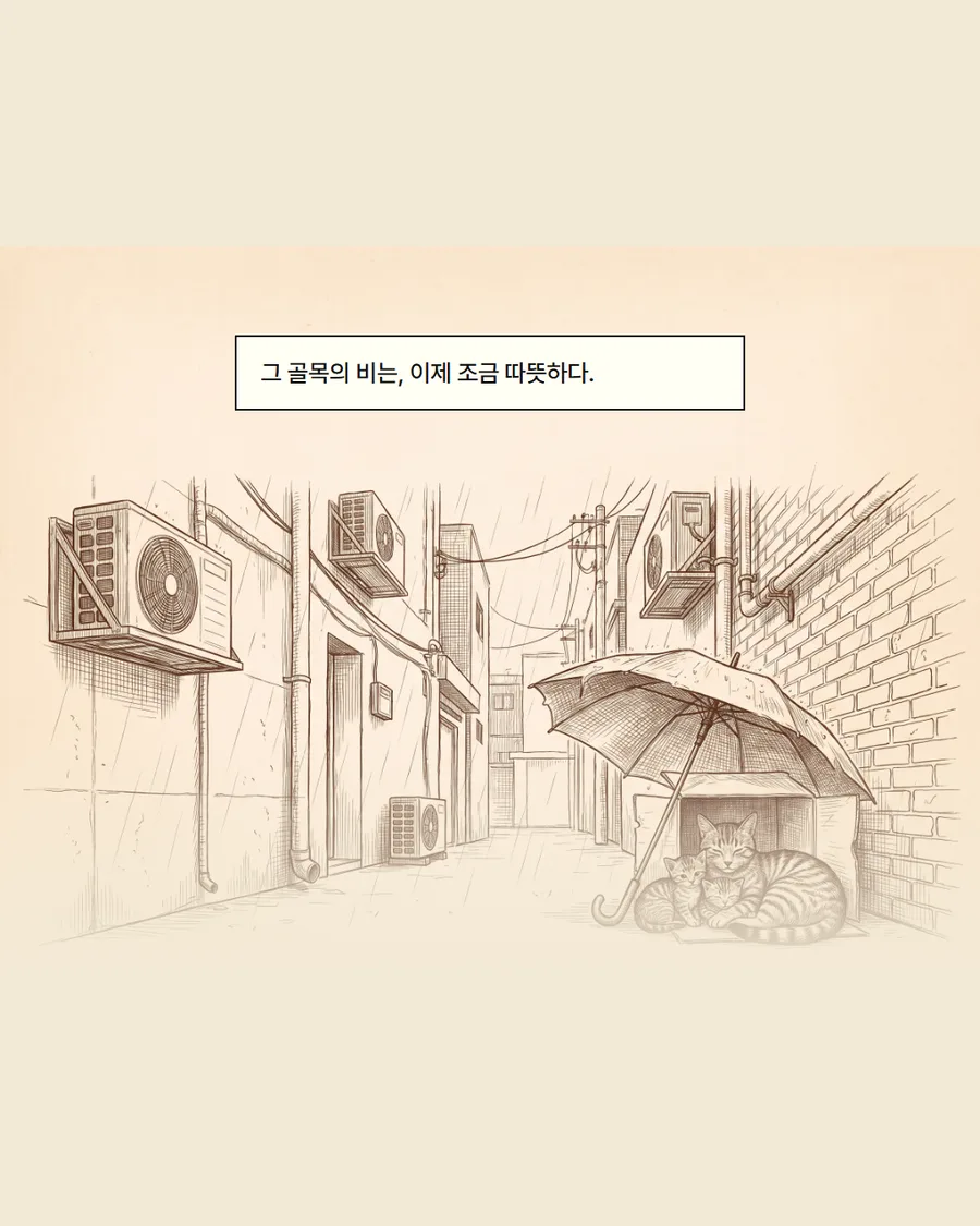 우산 도둑 10컷